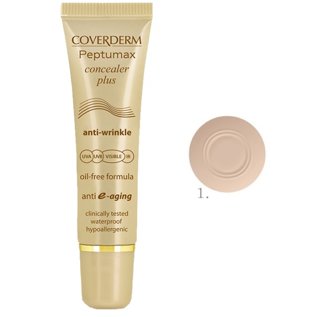 Coverderm Peptumax Concealer Plus Anti-Wrinkle SPF50+ No.01, 10ml