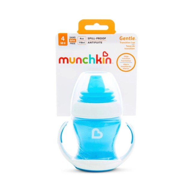 Munchkin Gentle First Cup Blue 4m+ 1 Tεμάχιο