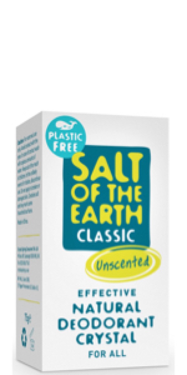 Salt of the Earth Plastic Free Deodorant Crystal Αποσμητικός Κρύσταλλος, 75gr