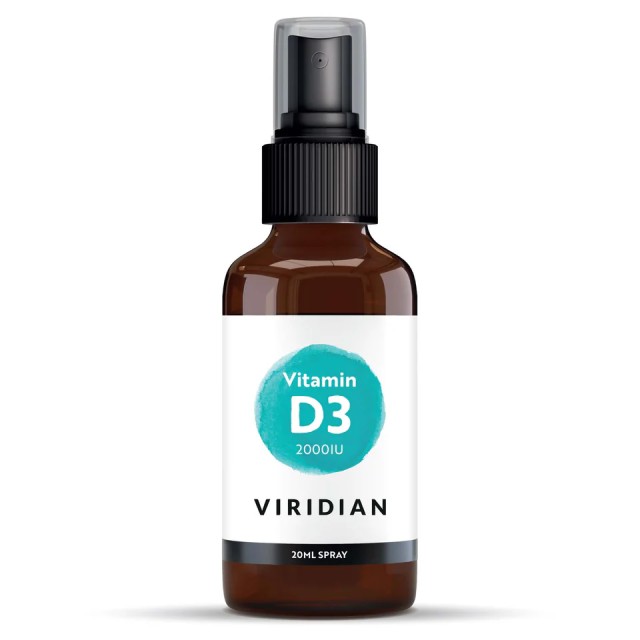 Viridian Vitamin D3 2000IU Spray Συμπλήρωμα Διατροφής Βιταμίνης D3 ...