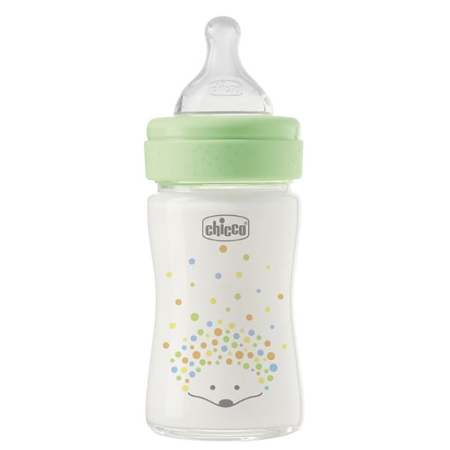 Chicco Perfect Easy Γυάλινο Μπιμπερό κατά των Κολικών 0m+ Σκαντζοχο...