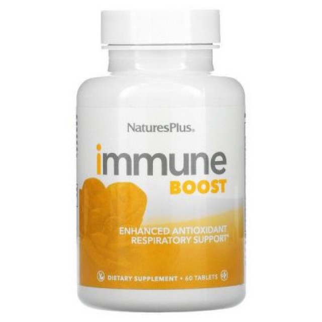 Natures Plus Immune Boost Συμπλήρωμα Διατροφής για το Ανοσοποιητικό Σύστημα, 60 Ταμπλέτες