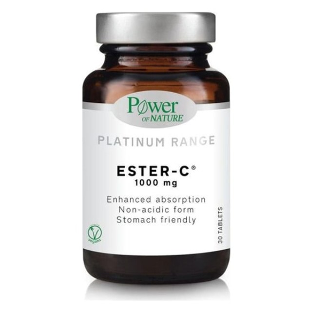Power Health Platinum Ester-C 1000mg, 30 Ταμπλέτες