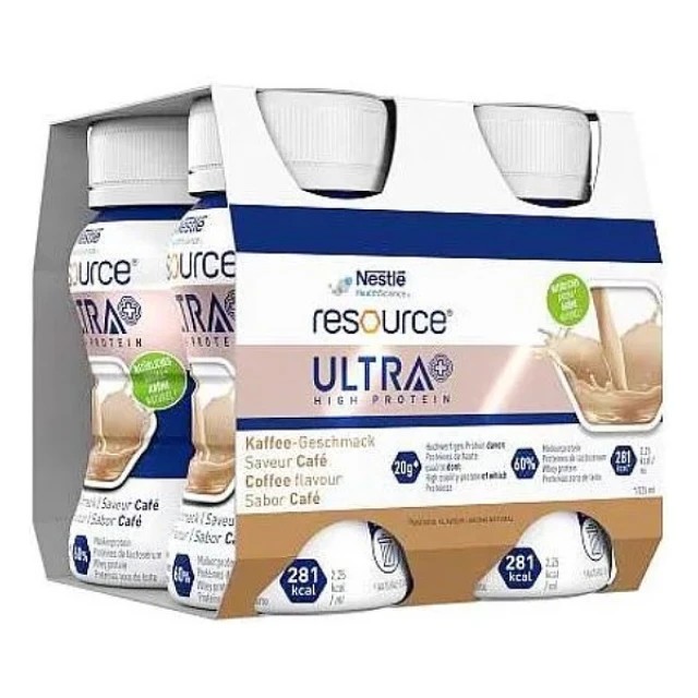 Nestle Resource Ultra High Protein γεύση Καφές 4x200ml
