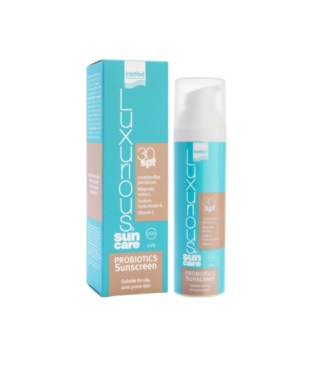 Luxurious SunCare Probiotics Fluid SPF30 Αντηλιακό Προσώπου με Προβιοτικά 75ml