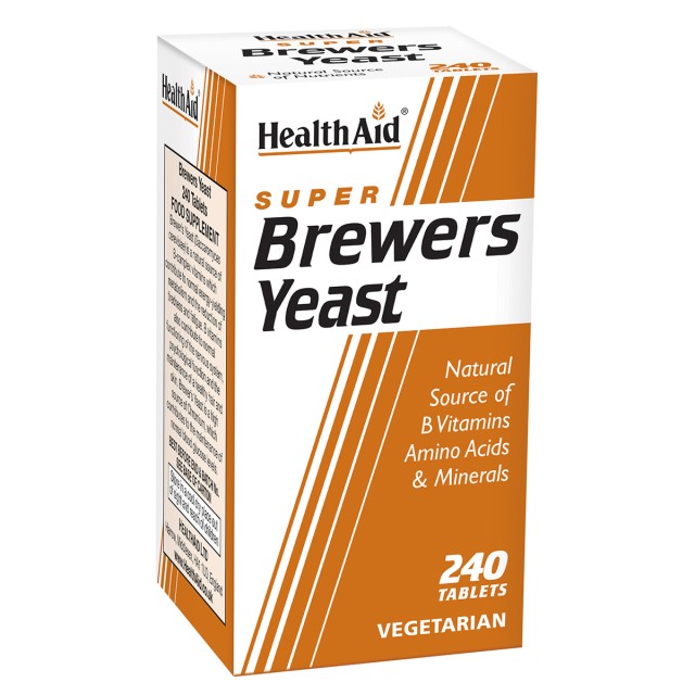 Health Aid Brewers Yeast 300mg Μαγιά Μπύρας, 240 Ταμπλέτες