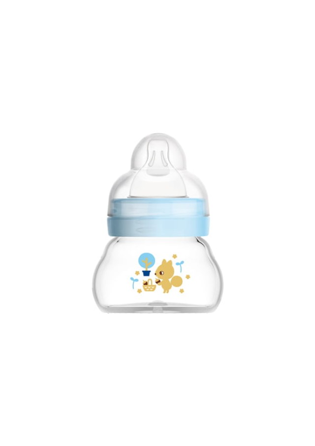 Mam Feel Good Matt Baby Bottle Μπιμπερό Γυάλινο με Θηλή Σιλικόνης 0m+, 90ml