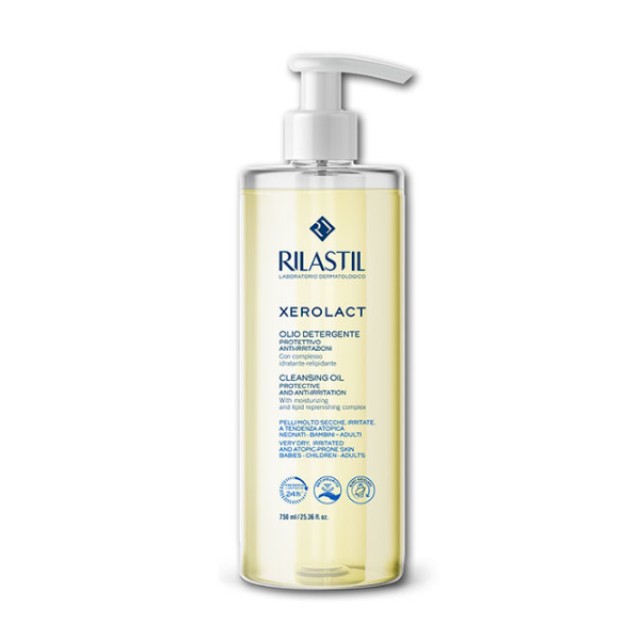 Rilastil Promo Xerolact Cleansing Oil (400ml Επιπλέον Προϊόν), 750ml