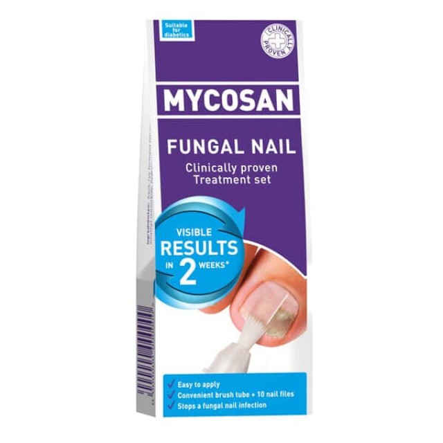 Mycosan Nail Θεραπευτικό Κιτ Για Την Αντιμετώπιση Των Μυκήτων Των Νυχιών Του Ποδιού, 1 Τεμάχιο