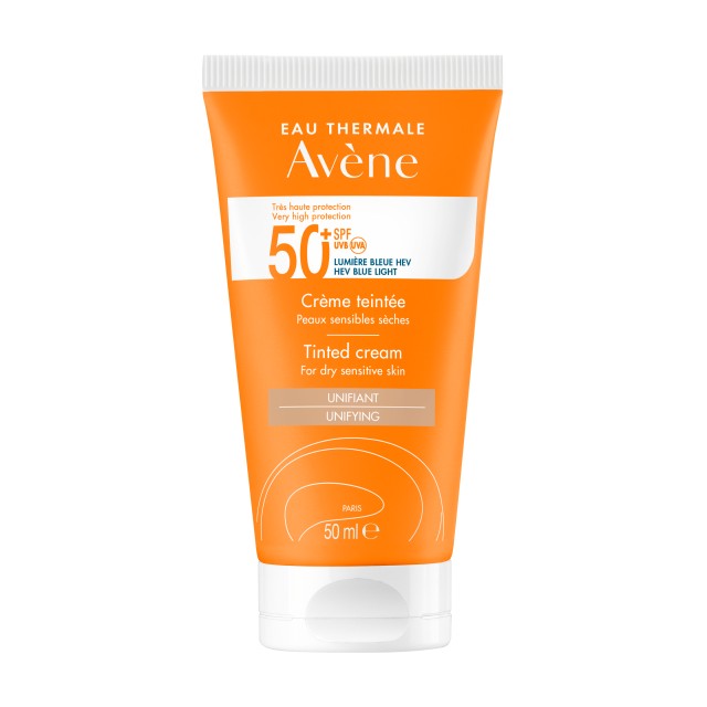 Avene Tinted Cream SPF50+ Αντηλιακή Κρέμα Προσώπου με Χρώμα για το Ξηρό και Πολύ Ξηρό Δέρμα, 50ml