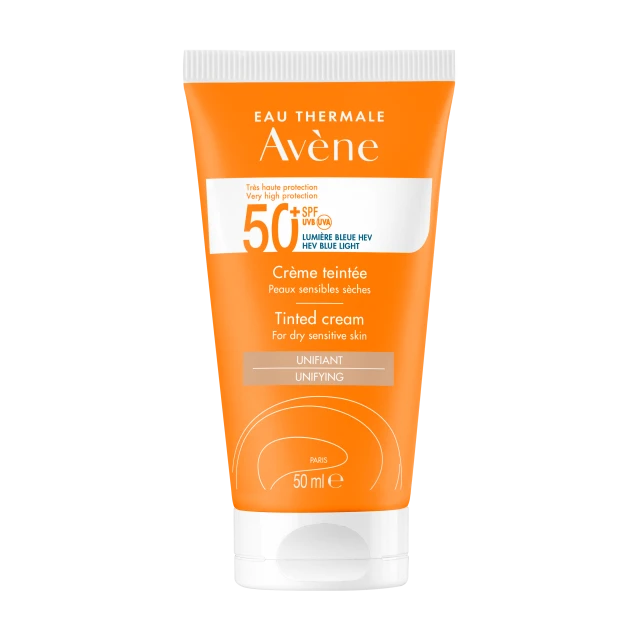 Avene Tinted Cream SPF50+ Sunscreen Face Cream with Color for the ...
