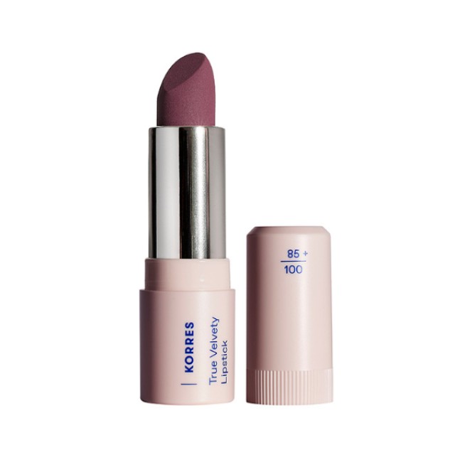 Korres True Velvety Lipstick 25 Plum Rose Semi-matte κραγιόν, 3gr