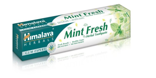 Himalaya Wellness Mint Fresh Herbal Φυτική για Δροσερή Αναπνοή και Ευαίσθητα Ούλα, 75ml