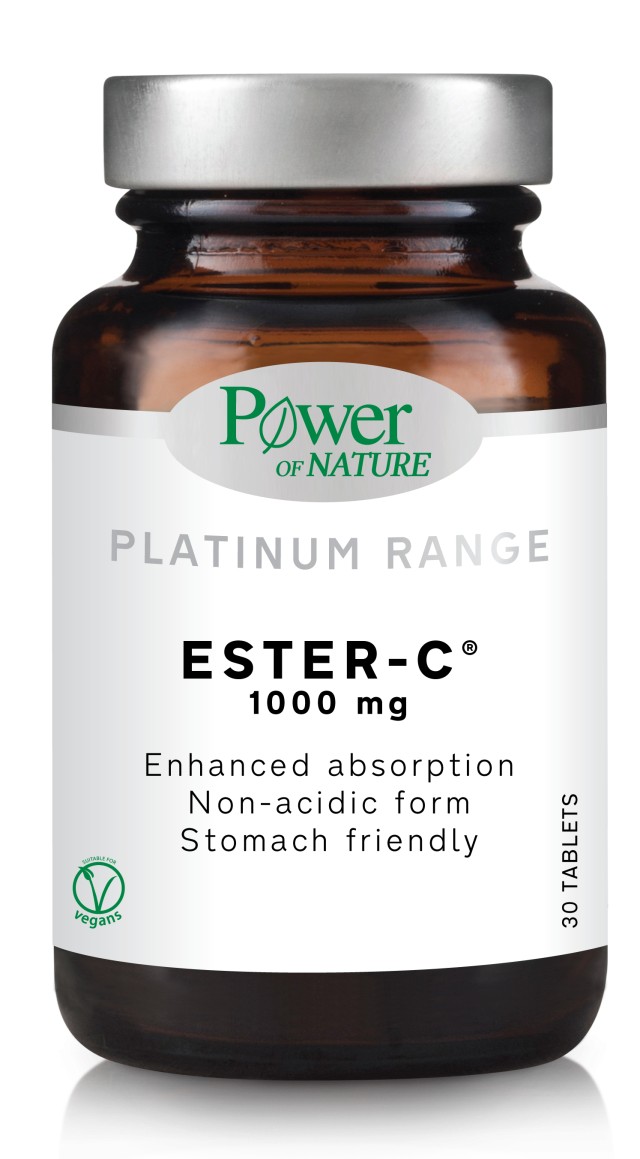 Power Health Platinum Ester-C 1000mg, 30 Ταμπλέτες