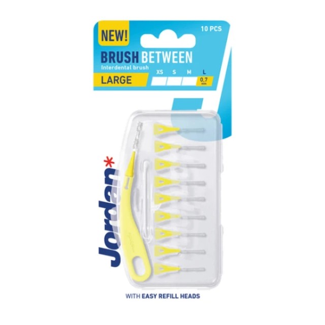 Jordan Large Brush Between Interdental Brush 0.7mm Μεσοδόντια Βουρτ...