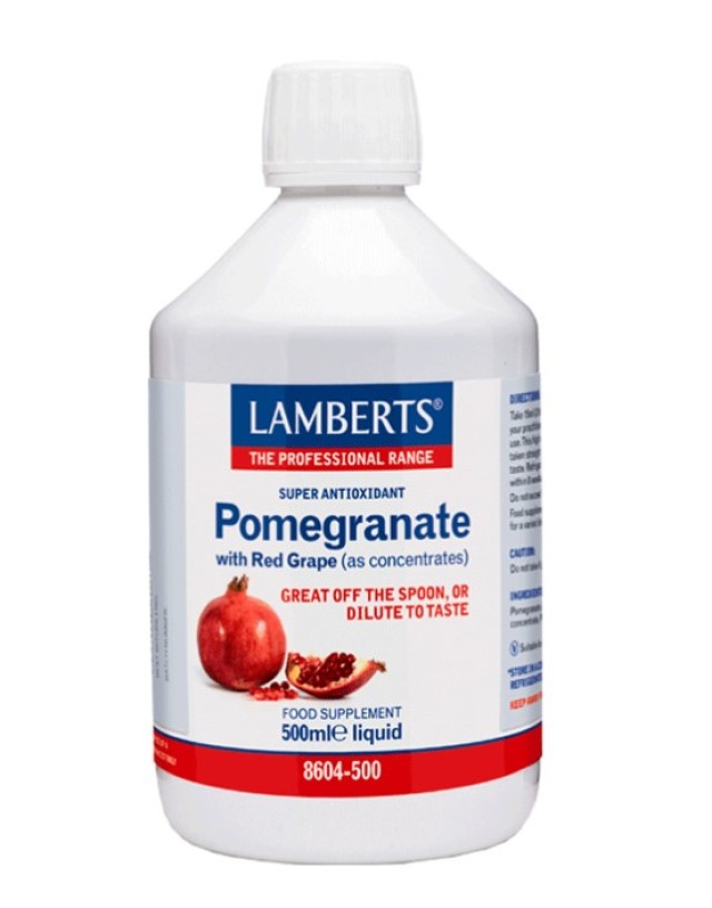 Lamberts Pomegranate Concentrate Συμπλήρωμα Για Την Ενίσχυση Του Ανοσοποιητικού, 500ml