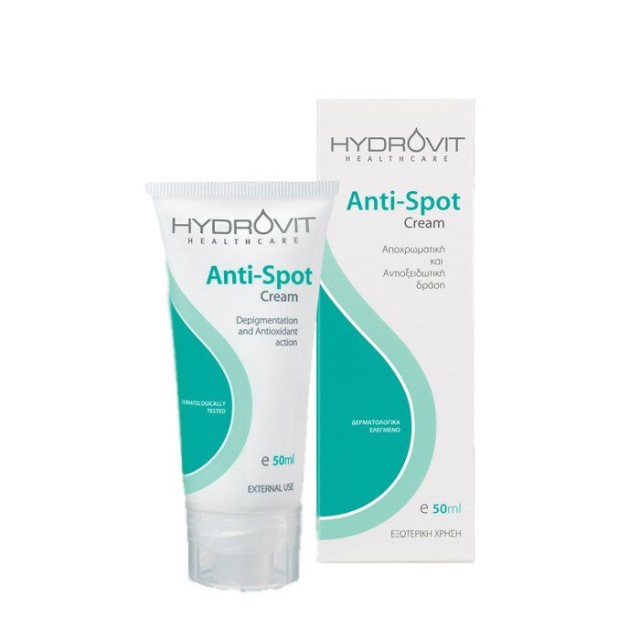 Hydrovit Anti Spot Cream Κρέμα προσώπου για Δυσχρωμίες, Κηλίδες και Πανάδες, 50ml
