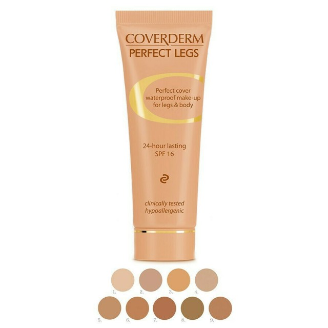 Coverderm Perfect Legs Waterproof SPF16 Νο.04, 50ml