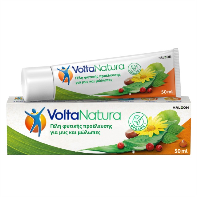 VoltaNatura Gel Για Καταπονημένους Μύες - Μώλωπες Και Διαστρέμματα Με Φυσικά Συστατικά, 50ml