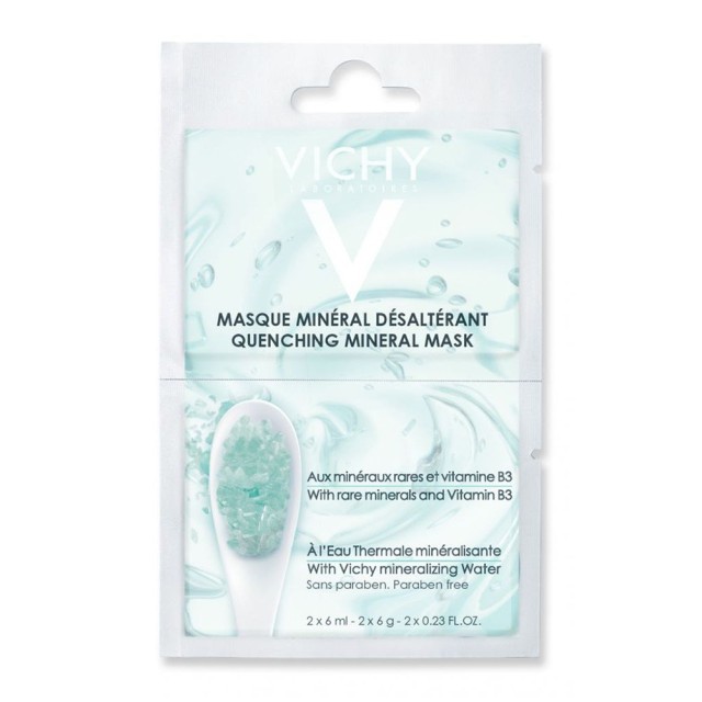 Vichy Quenching Mineral Mask Ενυδάτωσης / Καταπράυνσης με Βιταμίνη Β3, 2x6ml