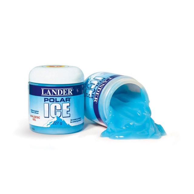 Lander Polar Ice Gel Αναλγητικό Ψυχρό Τζελ για Μυϊκούς Πόνους, 227gr