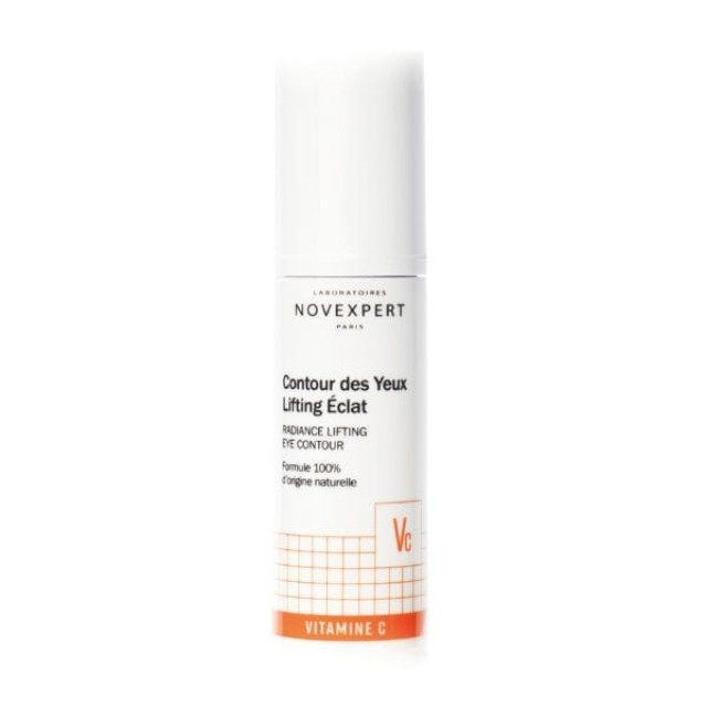 Novexpert Vitamin C Radiance Lifting Eye Contour Αντιγηραντική Κρέμα Ματιών με Βιταμίνη C, 15 ml