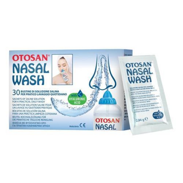 Otosan Nasal Wash Φακελάκια Με Φυσιολογικό Ορό για Ρινικές Πλύσεις, 30 τεμάχια