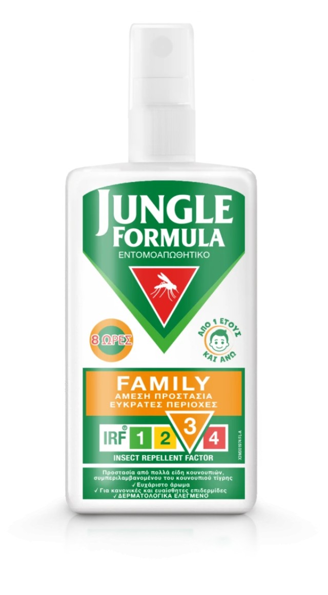 Jungle Formula Family Εντομοαπωθητικό Σπρέι, 100ml