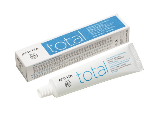 Apivita Total Οδοντόκρεμα Με Πρόπολη & Δυόσμο 75ml