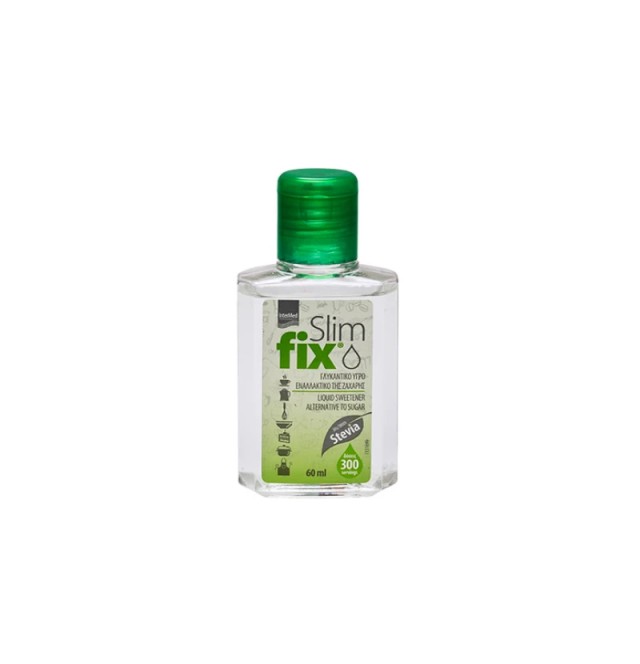 Slim Fix Yγρό Γλυκαντικό Στέβια για Αντικατάσταση της Ζάχαρης, 60ml