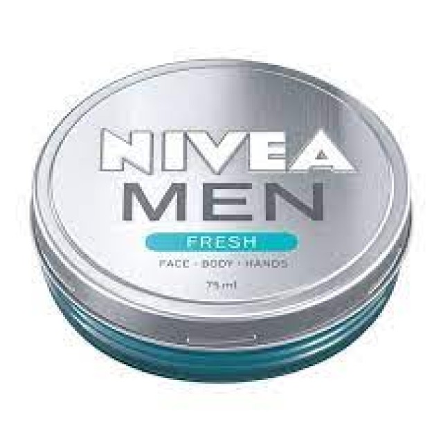 Nivea Men Fresh Cream Ενυδατική Κρέμα για Πρόσωπο - Σώμα- Xέρια, 75ml