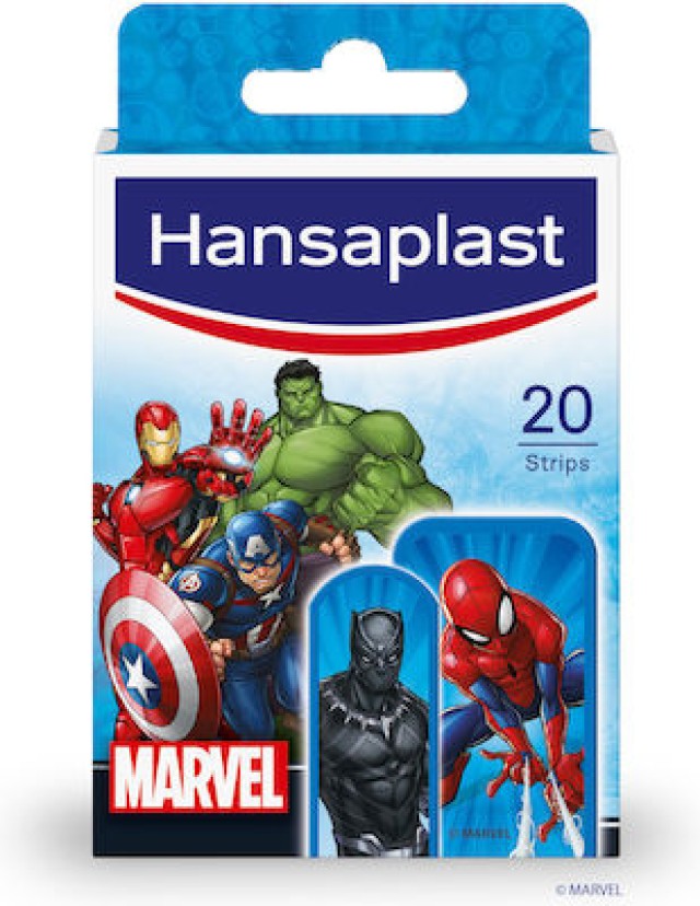 Hansaplast Αυτοκόλλητα Επιθέματα Marvel Avengers για Παιδιά, 20τμχ