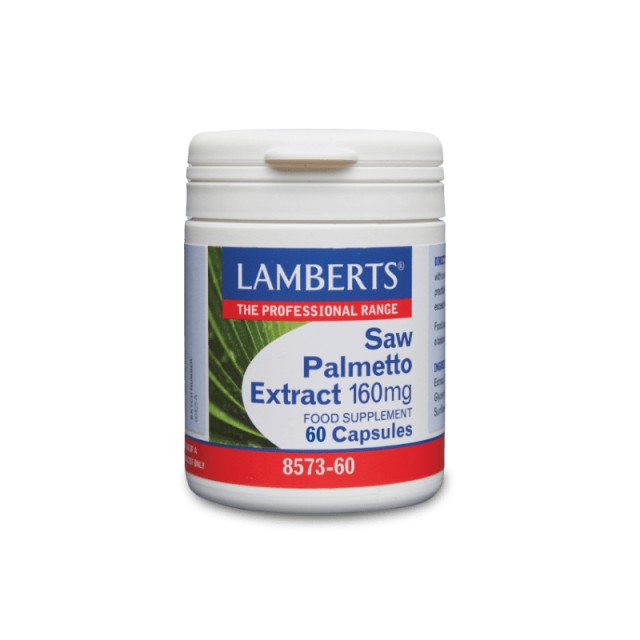 Lamberts Saw Palmetto Extract 160mg Συμπλήρωμα Διατροφής, 60 Κάψουλες