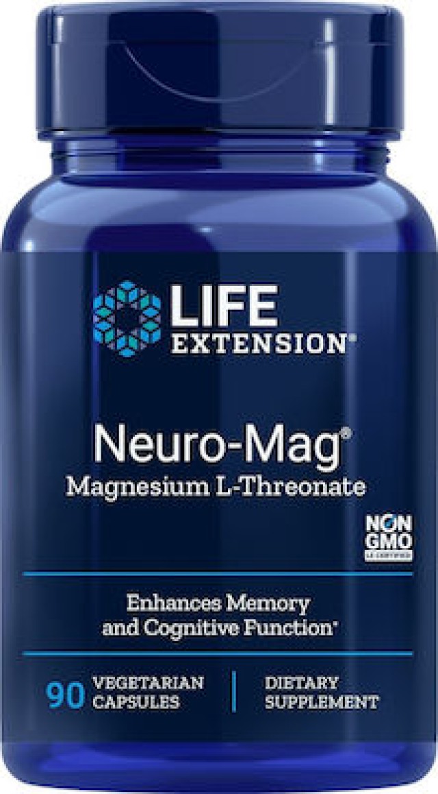 Life Extension Neuro Mag Magnesium L-Threonate, 90 Φυτικές Κάψουλες