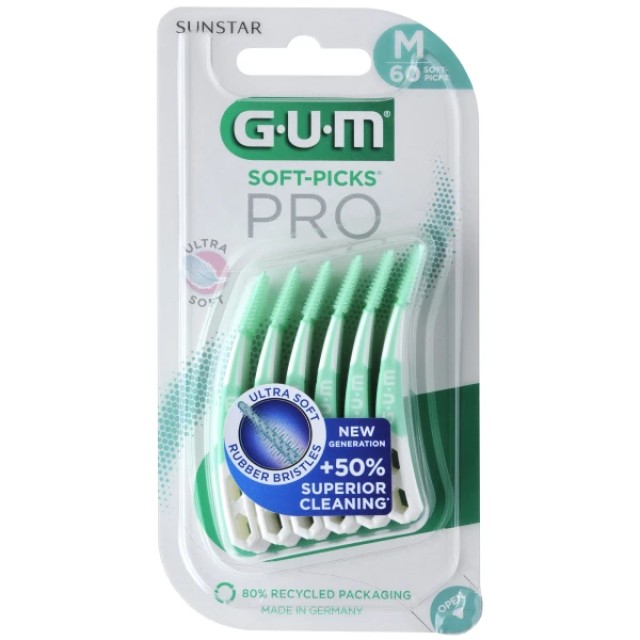 Gum Soft-Picks Pro Ultra Soft Medium Μεσοδόντια Βουρτσάκια, 30τμχ