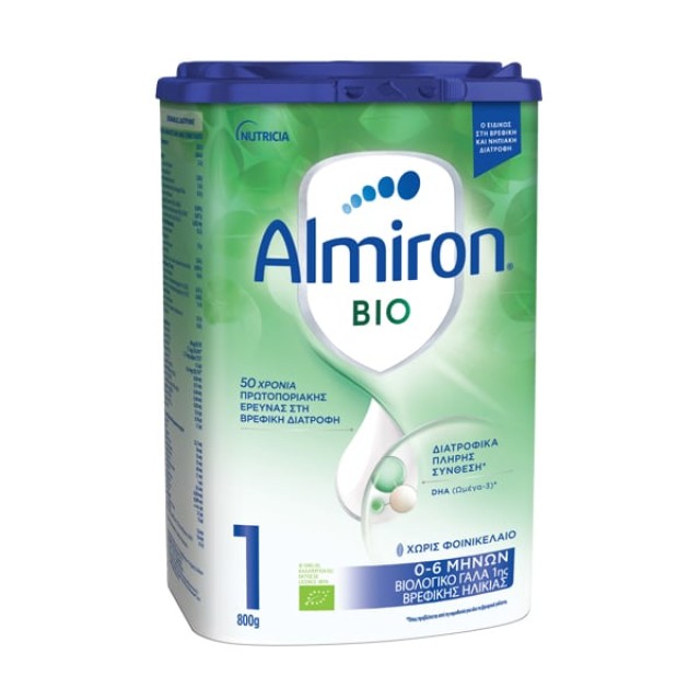 Almiron Bio 1 Βιολογικό Γάλα σε Σκόνη 0 - 6m, 800gr