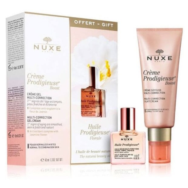 Nuxe Promo Creme Prodigieuse Boost Gel Cream Κρέμα Προσώπου 40ml & Free Huile Prodigieuse Floral Λάδι 10ml