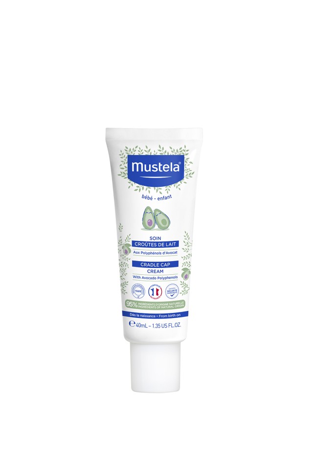 Mustela Cradle Cap Cream Καταπραϋντική Κρέμα για τη Νινίδα 40ml