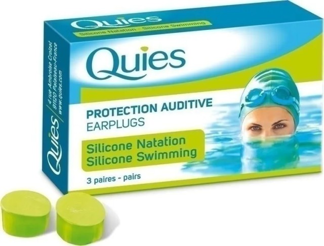 Ωτοασπίδες Quies Σιλικόνης, 3 ζεύγη