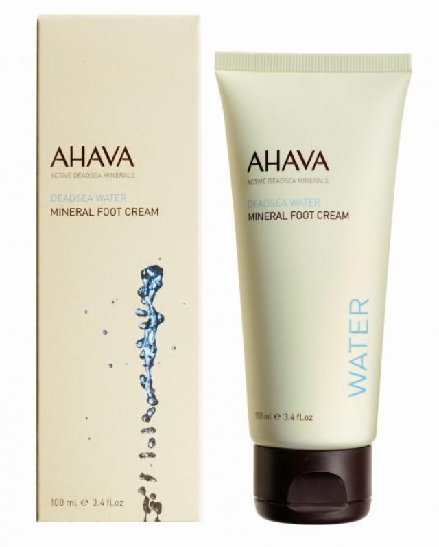 Ahava Dead Sea Water Mineral Foot Cream, Βελούδινη Κρέμα Ποδιών, 100ml