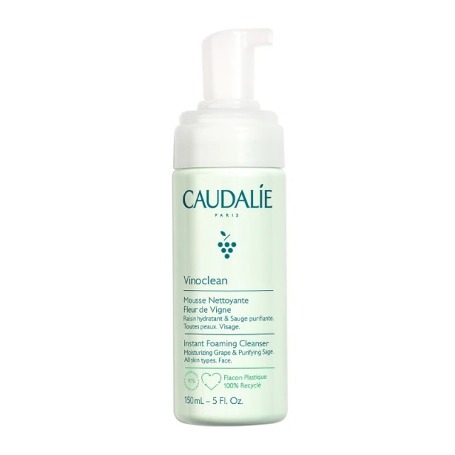 Caudalie Vinoclean Instant Cleansing Foam Απαλός Αφρός Καθαρισμού Π...