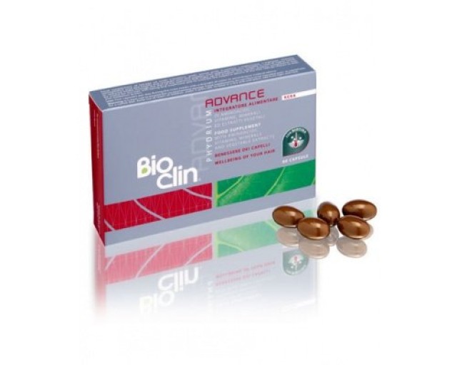 Bioclin Phydrium Advance Kera Συμπλήρωμα διατροφής για την Ενδυνάμωση Μαλλιών & Νυχιών, 30 Κάψουλες