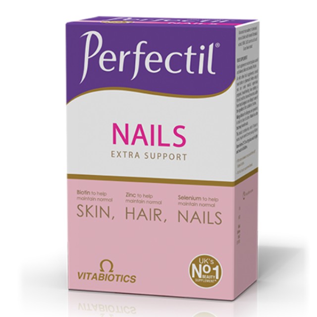 Vitabiotics Perfectil Plus Nails Extra Support Συμπλήρωμα Διατροφής για τα Νύχια, 60 Ταμπλέτες