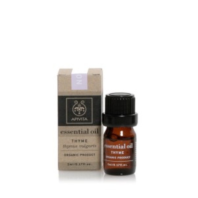 Apivita Essential Oil Thyme Αιθέριο Ελαιο Θυμάρι, 5ml