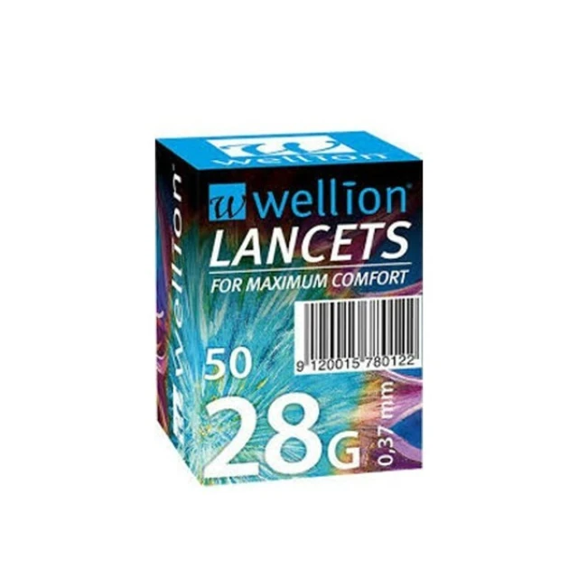 Wellion Lancets 28G 0,37mm, 50pcs