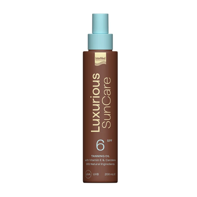 Luxurious Sun Care Tanning Oil SPF6 Dry Oil for Quick Tanning,...