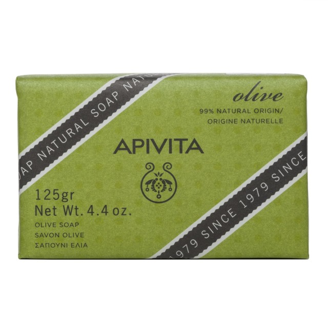 Apivita Φυσικό Σαπούνι με Ελιά, 125gr