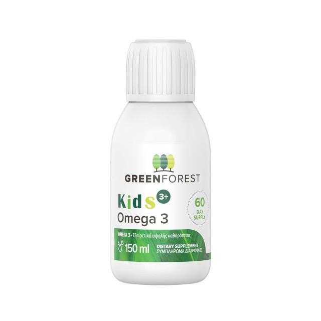 Green Forest Omega 3 Kids Παιδικό Συμπλήρωμα Διατροφής με EPA και DHA, 150ml