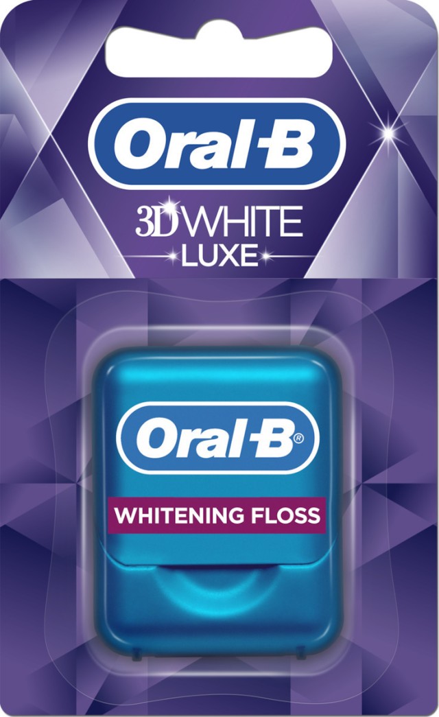 Oral-B 3D White Deluxe Οδοντικό Νήμα με Γεύση Μέντα 35m, 1 Τεμάχιο