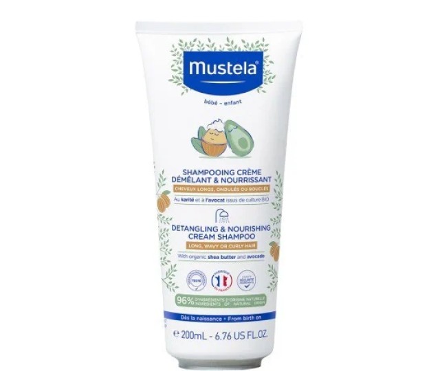 Mustela Detangling & Nourishing Cream Shampoo Παιδικό Σαμπουάν για ...